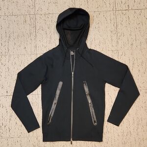 Air Jordan Black Full Zip Breathable Hoooded Sweater Hoodie